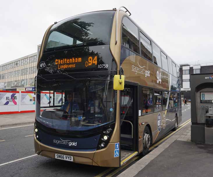 Stagecoach West Alexander Dennis Enviro400MMC 10759 Gold